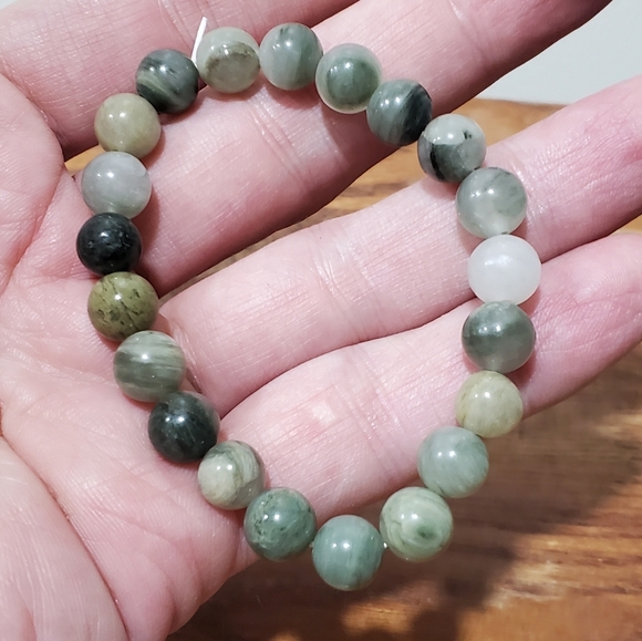 Moss Agate Bracelet - Picture 4 of 6